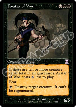 037 / 121 Avatar of Woe rara (EN) -NEAR MINT-