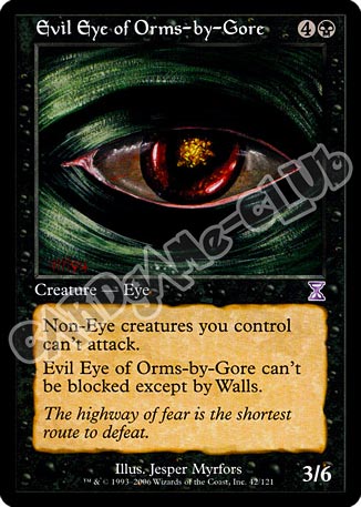 042 / 121 Evil Eye of Orms-by-Gore rara (EN) -NEAR MINT-