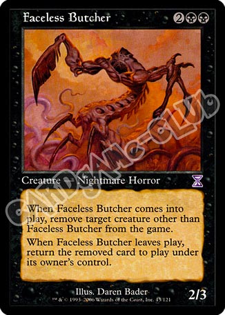 043 / 121 Faceless Butcher rara (EN) -NEAR MINT-