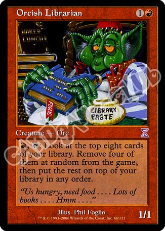 066 / 121 Orcish Librarian rara (EN) -NEAR MINT-