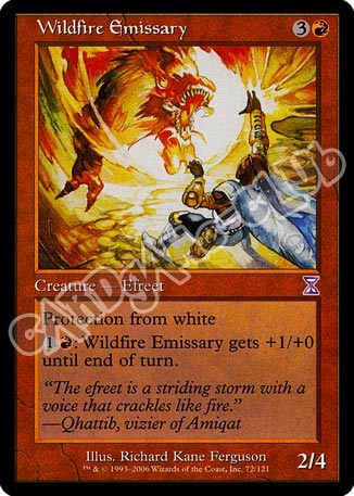072 / 121 Wildfire Emissary rara (EN) -NEAR MINT-