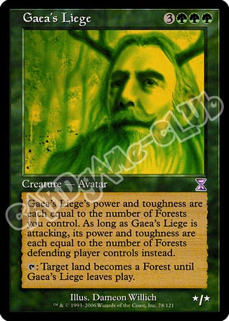 078 / 121 Gaea's Liege rara (EN) -NEAR MINT-
