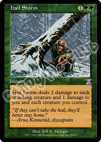 079 / 121 Hail Storm rara (EN) -NEAR MINT-