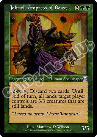 081 / 121 Jolrael, Empress of Beasts rara (EN) -NEAR MINT-