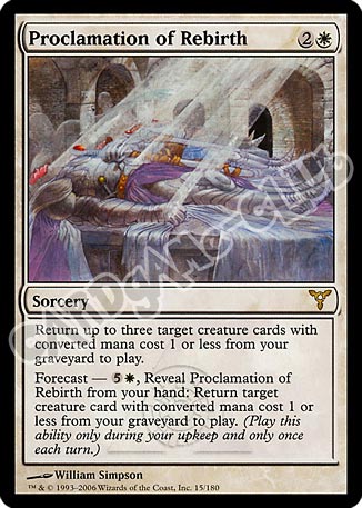 015 / 180 Proclamation of Rebirth rara (EN) -NEAR MINT-