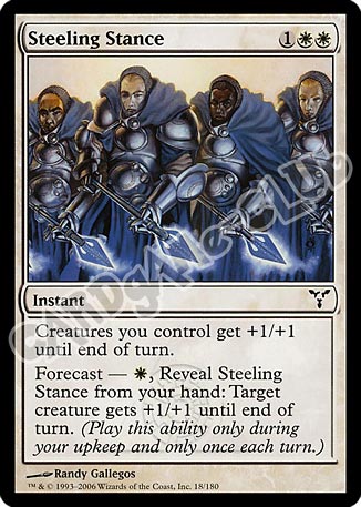 018 / 180 Steeling Stance comune (EN) -NEAR MINT-