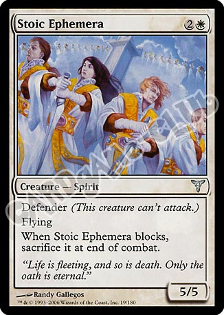 019 / 180 Stoic Ephemera non comune (EN) -NEAR MINT-