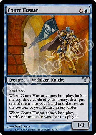 022 / 180 Court Hussar non comune (EN) -NEAR MINT-