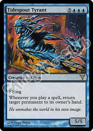 034 / 180 Tidespout Tyrant rara (EN) -NEAR MINT-