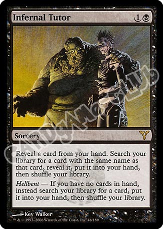 046 / 180 Infernal Tutor rara (EN) -NEAR MINT-