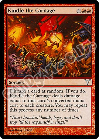 066 / 180 Kindle the Carnage non comune (EN) -NEAR MINT-