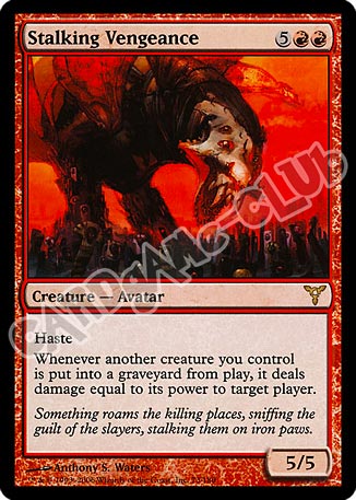 073 / 180 Stalking Vengeance rara (EN) -NEAR MINT-