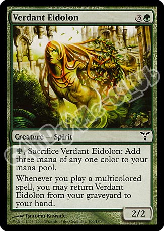 100 / 180 Verdant Eidolon comune (EN) -NEAR MINT-