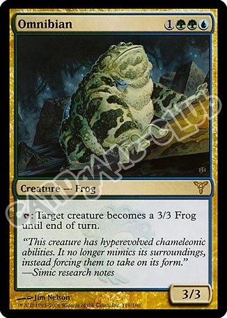 119 / 180 Omnibian rara (EN) -NEAR MINT-