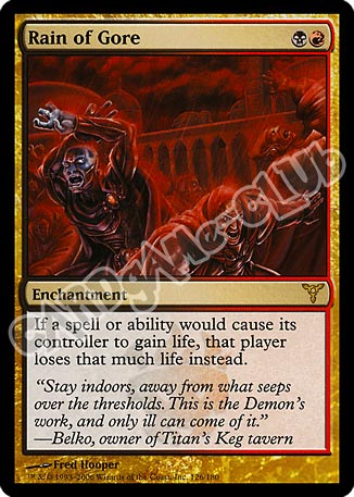 126 / 180 Rain of Gore rara (EN) -NEAR MINT-