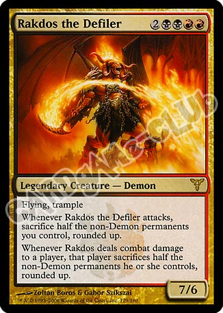 129 / 180 Rakdos the Defiler rara (EN) -NEAR MINT-