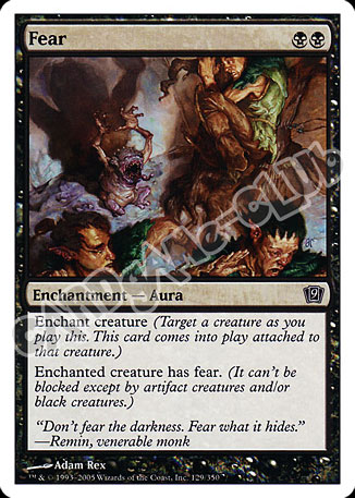 129 / 350 Fear comune (EN) -NEAR MINT-