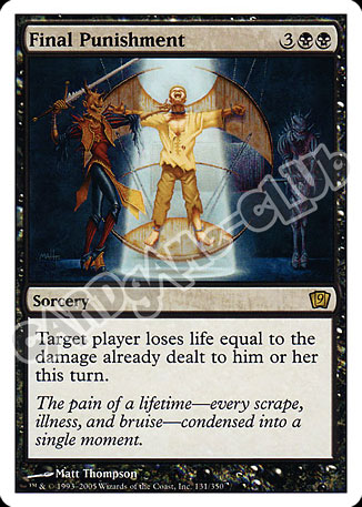 131 / 350 Final Punishment rara (EN) -NEAR MINT-