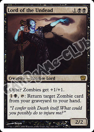 143 / 350 Lord of the Undead rara (EN) -NEAR MINT-