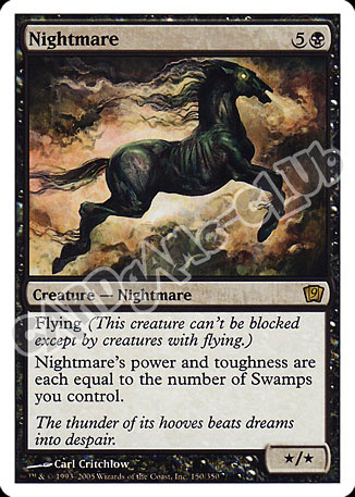 150 / 350 Nightmare rara (EN) -NEAR MINT-