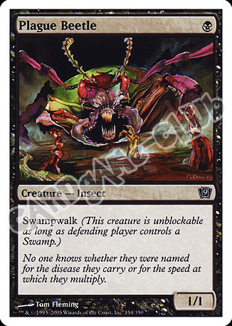 154 / 350 Plague Beetle comune (EN) -NEAR MINT-