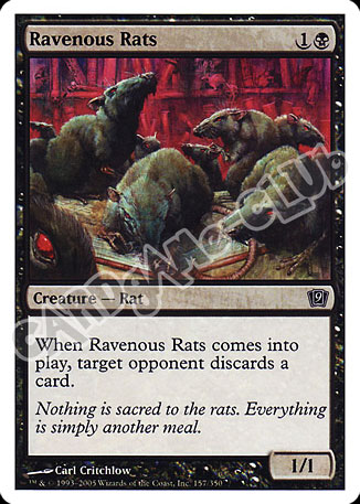 157 / 350 Ravenous Rats comune (EN) -NEAR MINT-