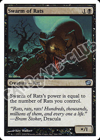 166 / 350 Swarm of Rats non comune (EN) -NEAR MINT-