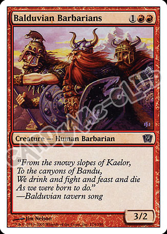 174 / 350 Balduvian Barbarians comune (EN) -NEAR MINT-