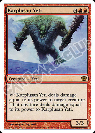 198 / 350 Karplusan Yeti rara (EN) -NEAR MINT-