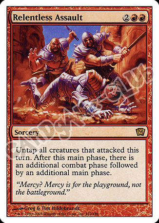 212 / 350 Relentless Assault rara (EN) -NEAR MINT-