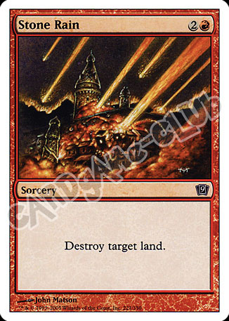 221 / 350 Stone Rain comune (EN) -NEAR MINT-