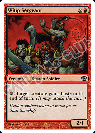 227 / 350 Whip Sergeant non comune (EN) -NEAR MINT-