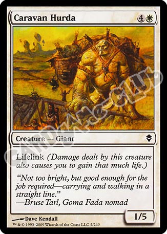 005 / 249 Caravan Hurda comune (EN) -NEAR MINT-