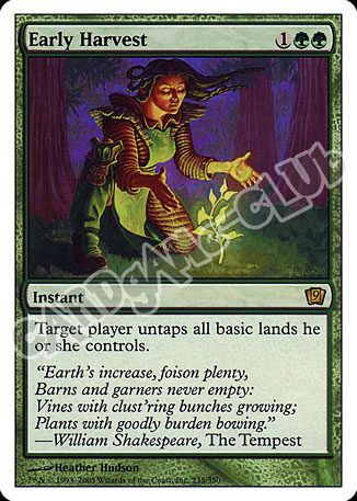 235 / 350 Early Harvest rara (EN) -NEAR MINT-