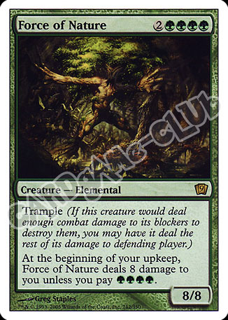 242 / 350 Force of Nature rara (EN) -NEAR MINT-