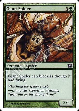 244 / 350 Giant Spider comune (EN) -NEAR MINT-