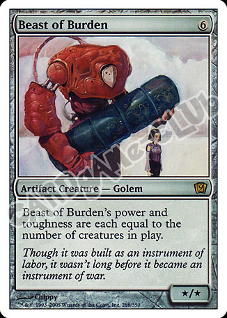 288 / 350 Beast of Burden rara (EN) -NEAR MINT-