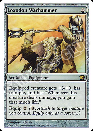 303 / 350 Loxodon Warhammer rara (EN) -NEAR MINT-