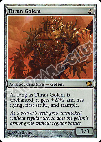 313 / 350 Thran Golem rara (EN) -NEAR MINT-