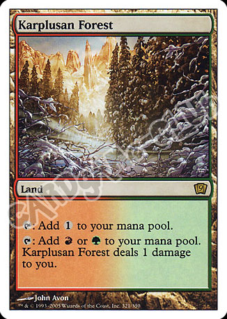 321 / 350 Karplusan Forest rara (EN) -NEAR MINT-