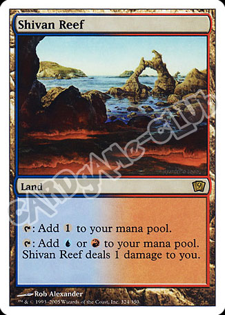 324 / 350 Shivan Reef rara (EN) -NEAR MINT-