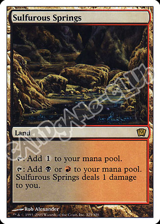 325 / 350 Sulfurous Springs rara (EN) -NEAR MINT-