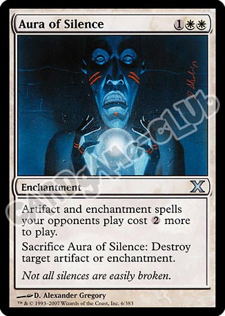006 / 383 Aura of Silence non comune (EN) -NEAR MINT-