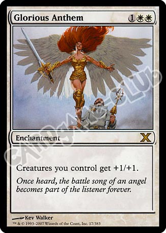 017 / 383 Glorious Anthem rara (EN) -NEAR MINT-