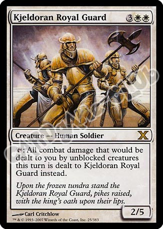 025 / 383 Kjeldoran Royal Guard rara (EN) -NEAR MINT-