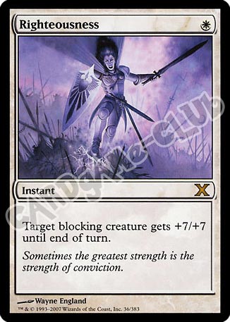 036 / 383 Righteousness rara (EN) -NEAR MINT-