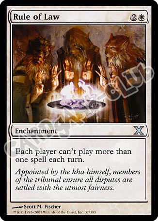 037 / 383 Rule of Law non comune (EN) -NEAR MINT-