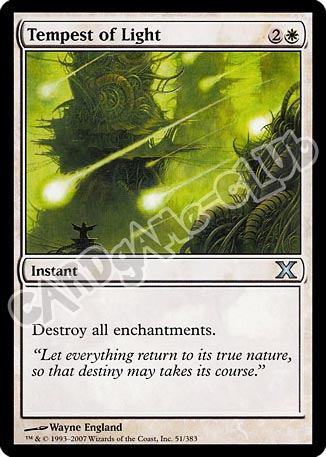 051 / 383 Tempest of Light non comune (EN) -NEAR MINT-