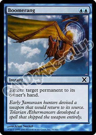 070 / 383 Boomerang comune (EN) -NEAR MINT-