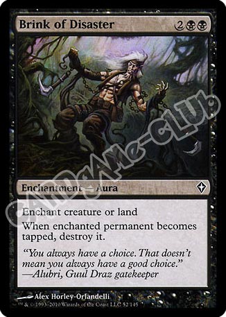 052 / 145 Brink of Disaster comune (EN) -NEAR MINT-